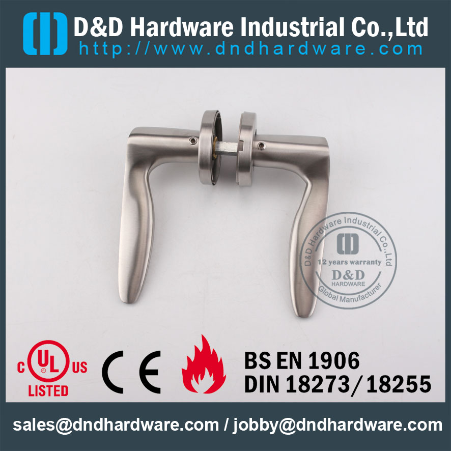 D & D Hardware-Eropa Modern Interior Pintu Solid menangani DDSH008