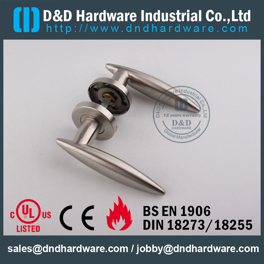 D & D Hardware-EN1906 Puxador de porta maciço de aço inoxidável DDSH021