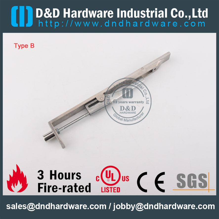 D & D Hardware-CE-Norm SS304 Türriegel DDDB001