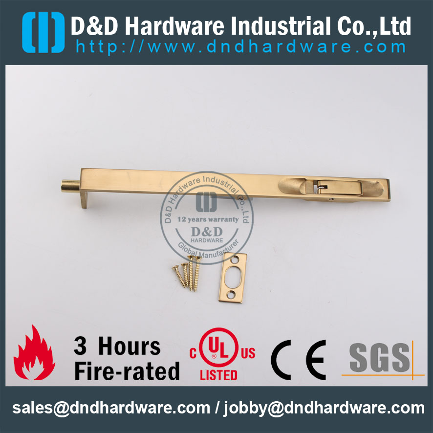 D & D Hardware-Europa Design Decorativo SS304 Parafuso da Porta DDDB004