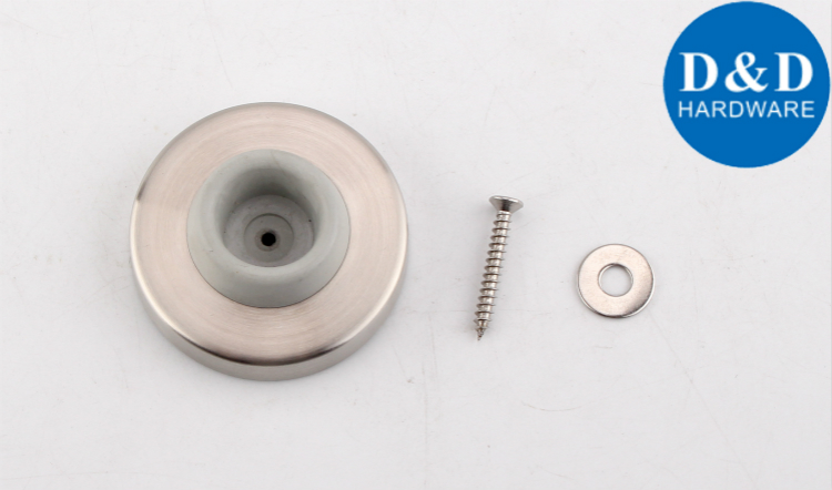 Puerta de pared cóncava de acero inoxidable tope-s hardware