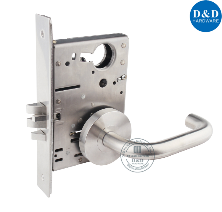 SSS304グレード1 ANSI-BHMA Mortise Lock-D&D Harware