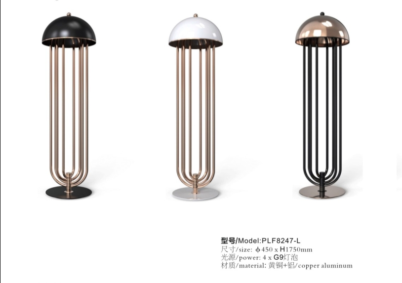 Лампы пола меди современного дизайна алюминиевые (KAF8247-L)