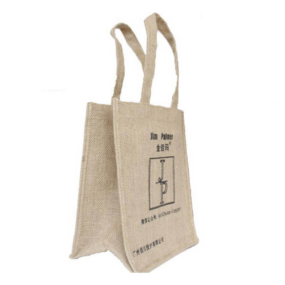 Printed Shopping Natural Jute Bag