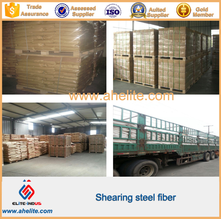 Shearing steel fiber