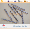 Milling cut type steel fiber