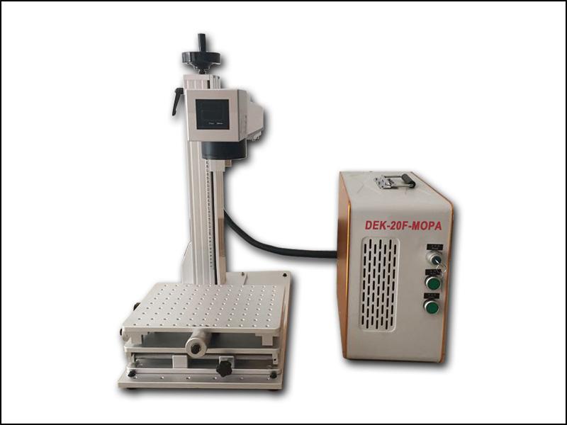 Máquina caliente de la marca del laser de la fibra del color de la venta para los SS