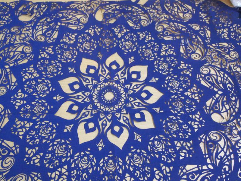 cortadora del laser del pa&ntilde;o