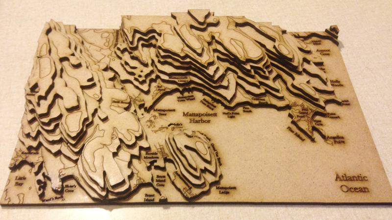 Grabador de madera del laser