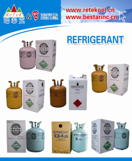 Refrigerante R134A puro de la competencia