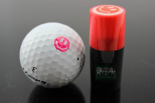 Plastic round golf ball stamps A11 Dia.11mm Indelible ink 