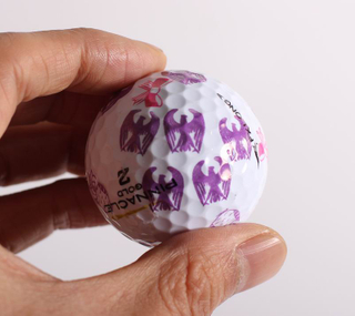 Customized round plastic Golf Ball Stamps Dia.12mm 