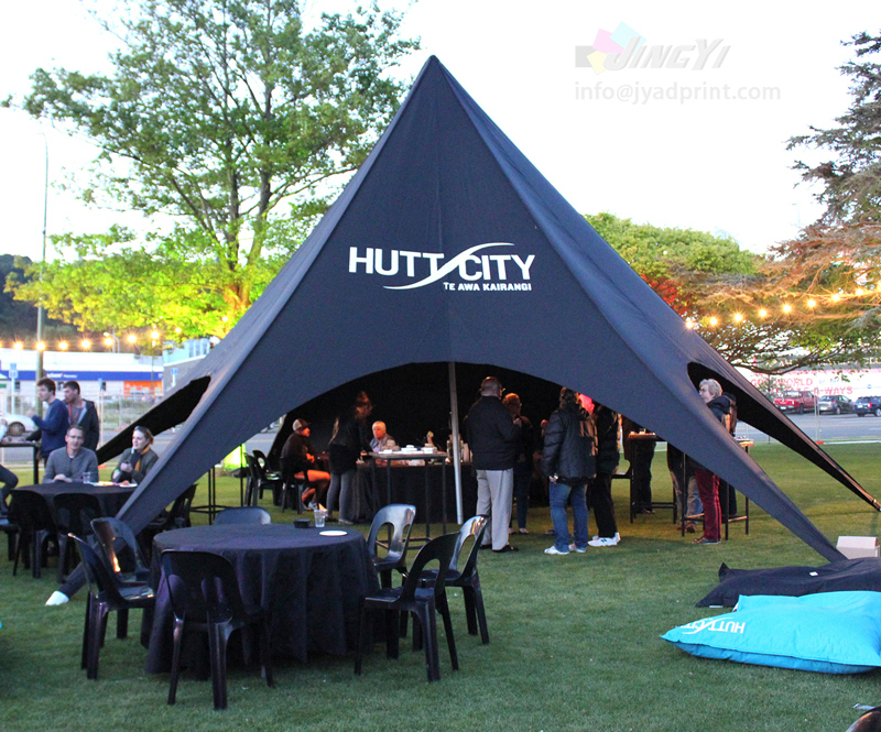 Custom-Printed-Single-Peak-Outdoor-Star-Shelter