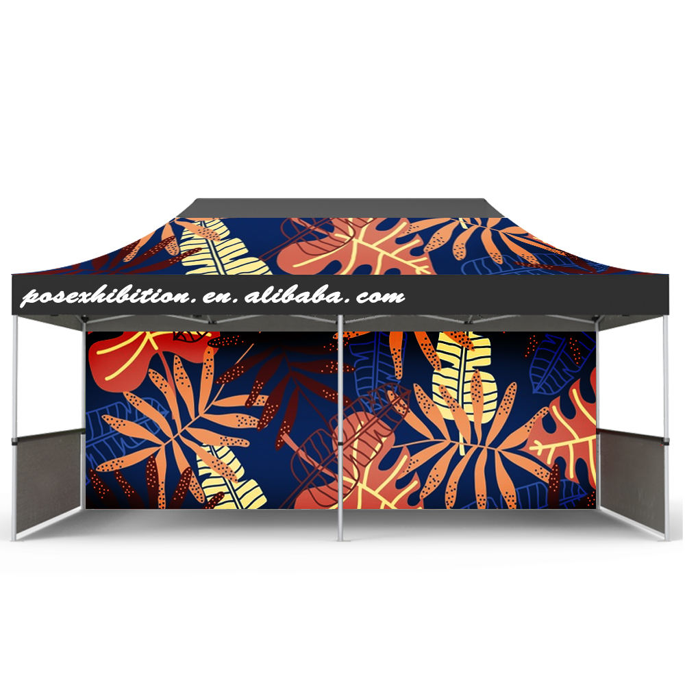 Premium 3X3 Aluminum Outdoor Pop Up Advertising Folding Tent Canopy Gazebo