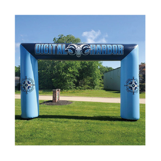 Stand Out at Race Events with A Custom Size Race Running Start Finish Line Inflatable Air Arch Archway Featuring Your Logo