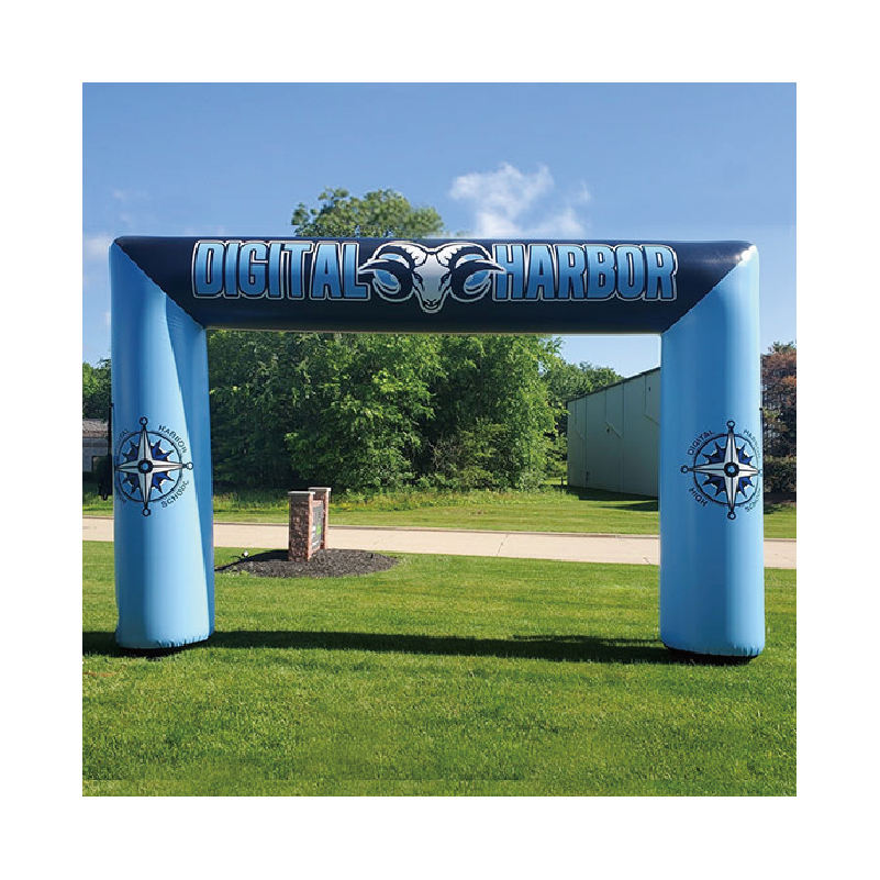 Stand Out at Race Events with A Custom Size Race Running Start Finish Line Inflatable Air Arch Archway Featuring Your Logo