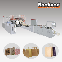 WFD-430 أكياس الورق الأوتوماتيكية بالكامل ذات المقبض الملتوي والمسطح