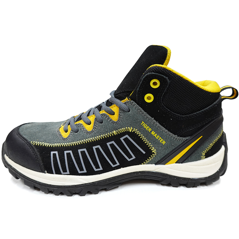 Slip Resistant CE Composite Toe Airport Safety Shoes Sport