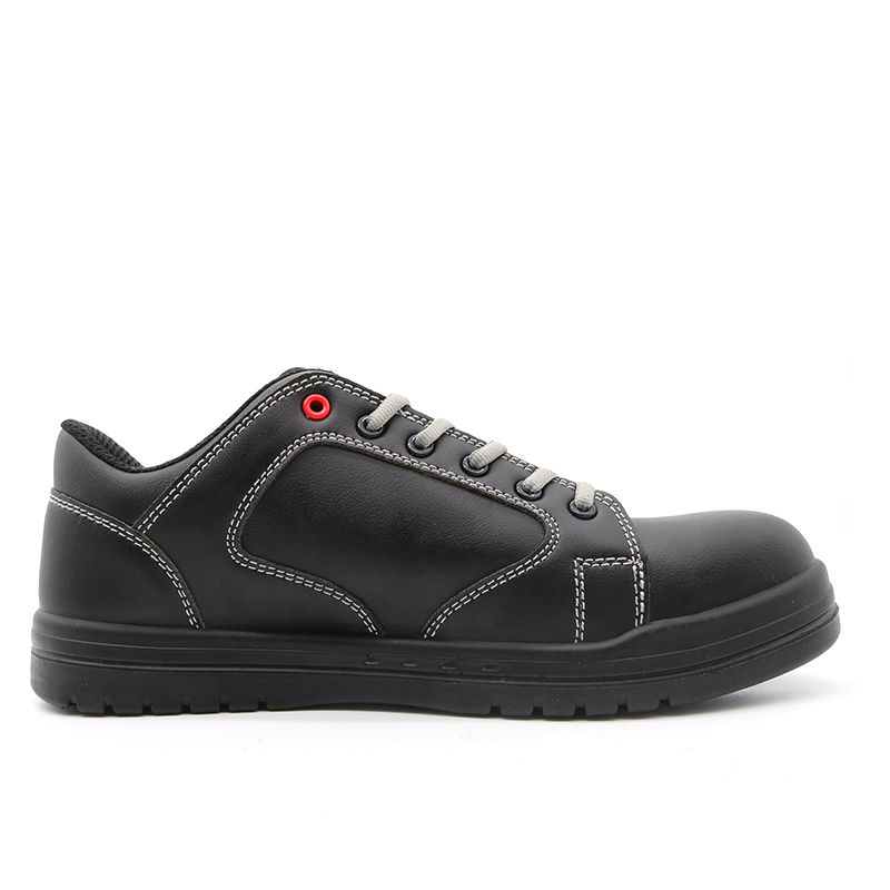 CE Verified Composite Toe Prevent Puncture Black Safety Shoes for Men