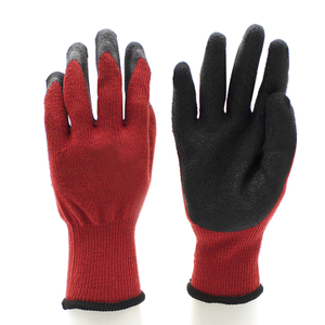 Oil Slip Resistant Custom Logo Latex Work Gloves Safety