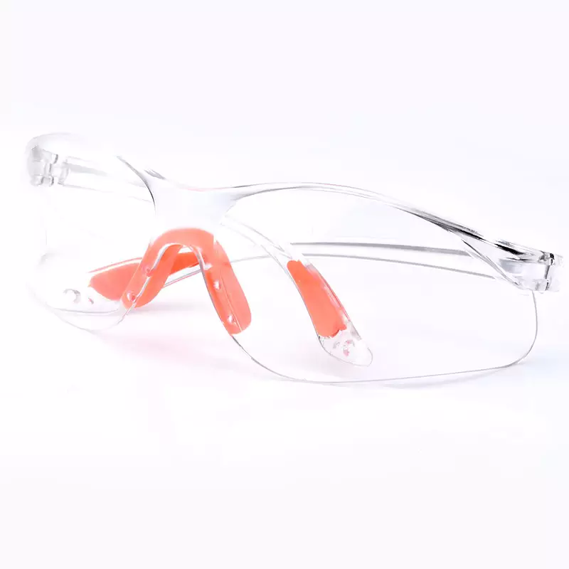 anti fog anti scratch clear PC lens lab safety goggles