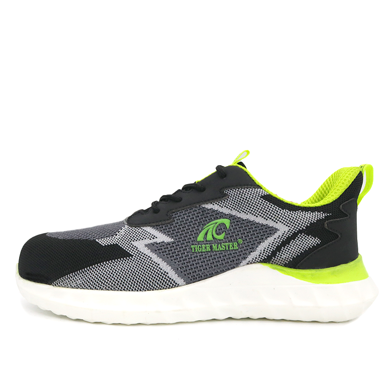 Anti-skid Sports Safety Shoes with Steel Toe Cap