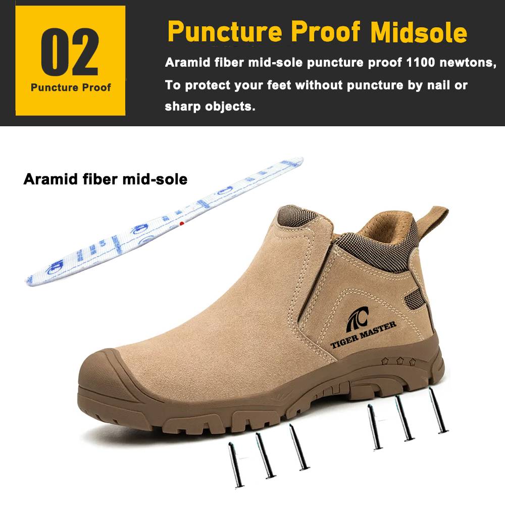 Anti Slip Steel Toe Fashionable Welding Safety Shoes for Welders