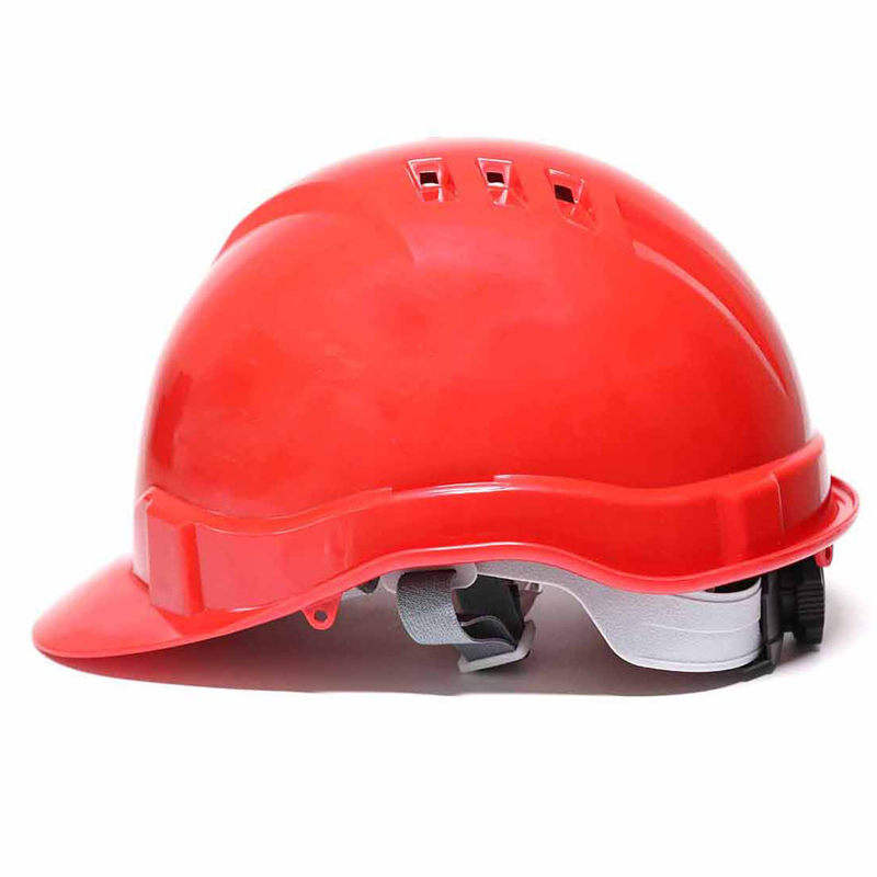 CE & ANSI Red ABS Ventilation Holes Construction Hard Hat 