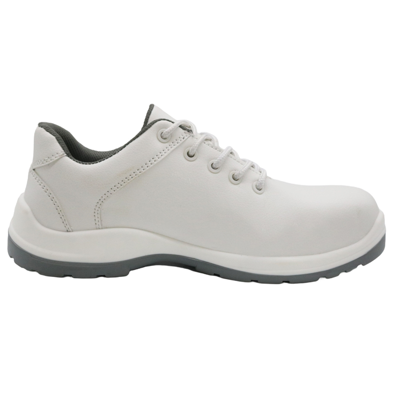 Super Anti-skid Fiberglass Toe White Chef Safety Shoes for Men