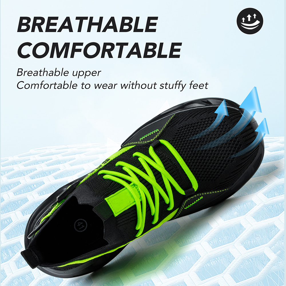 Steel Toe Puncture Proof Sports Safety Shoes for Unisex