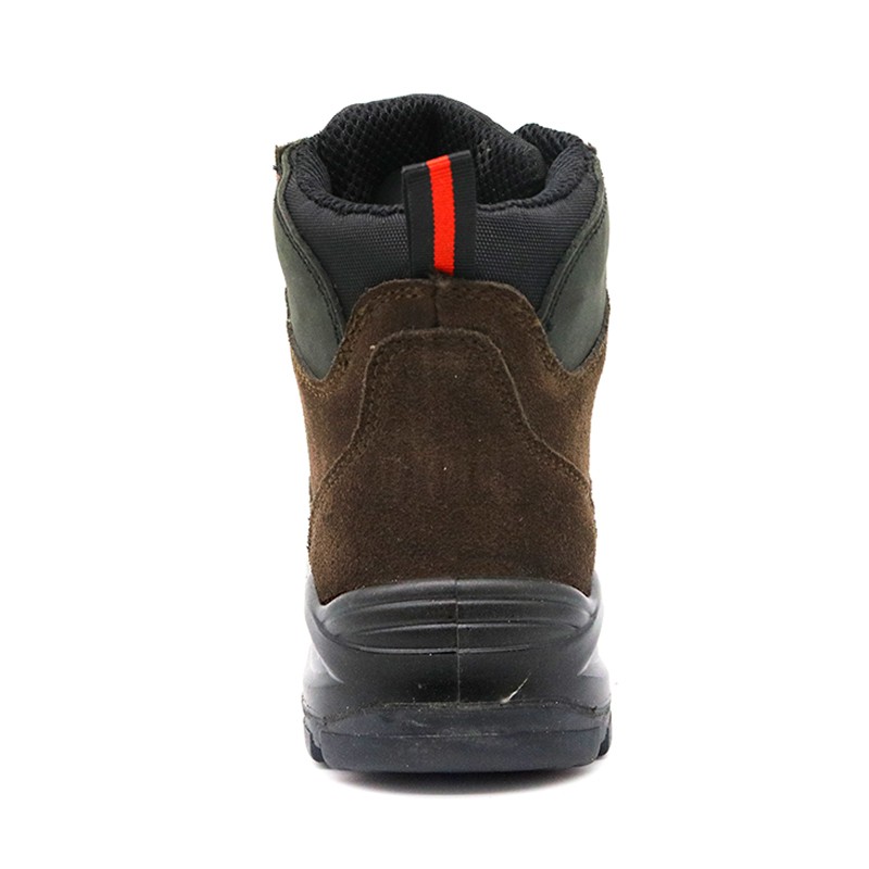 HRO Rubber Sole Prevent Puncture Steel Toe Safety Boots for Men