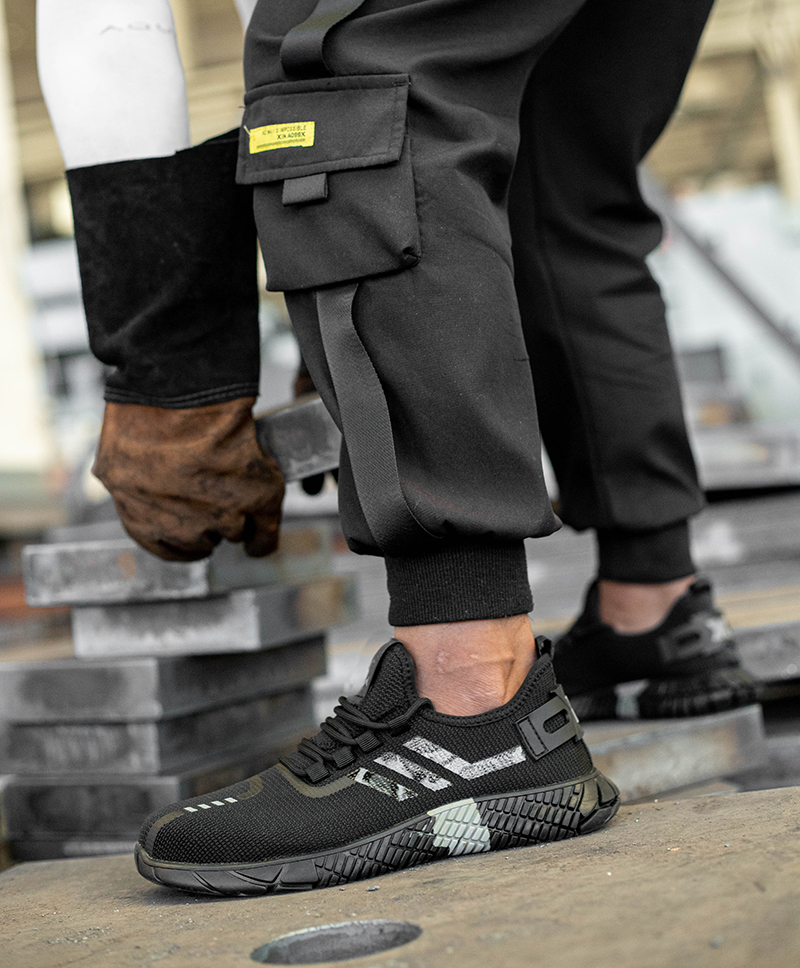 Steel Toe Anti Static Stylish Safety Shoes for Men