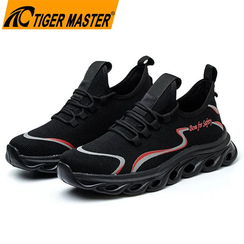 Steel Toe Anti Puncture Soft Safety Shoes Light Weight