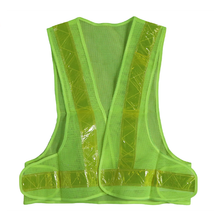 Green Mesh Netting Hi-vis Reflective Safety Vest for Construction