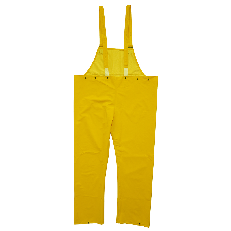 Jacket Trousers Waterproof Yellow PVC Polyester Raincoat American Style
