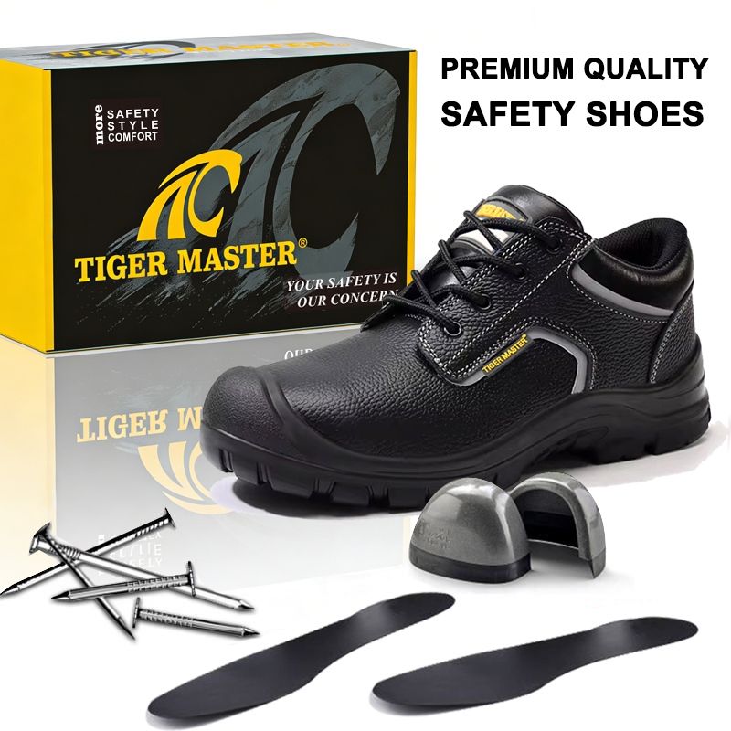 Steel Toe Puncture-proof Industrial Work Shoes Slip Resistant