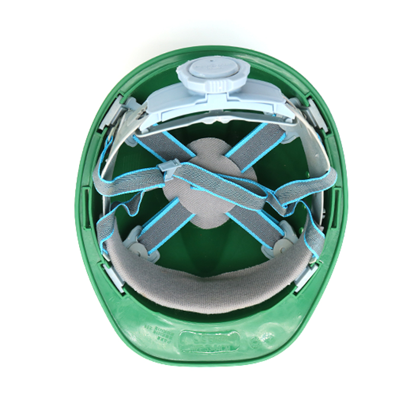 V-guard Cheap Green HDPE Hard Hat Safety Helmet