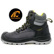 Anti-slip PU Sole Non-metallic Safety Shoes with Fiberglass Toe