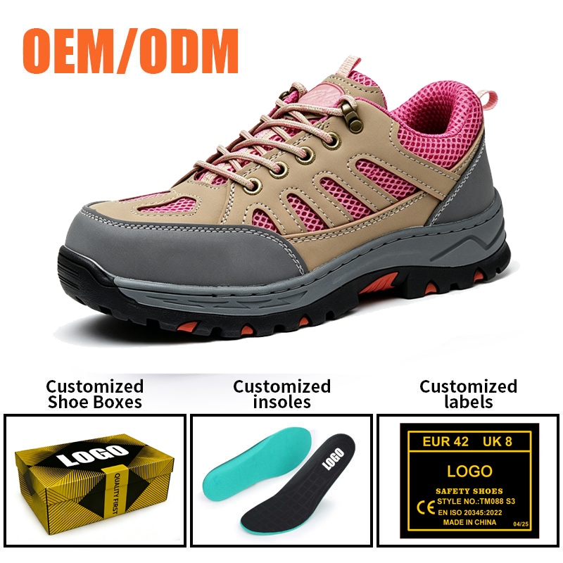 Steel Toe Anti-puncture Women Safety Shoes Sport Design