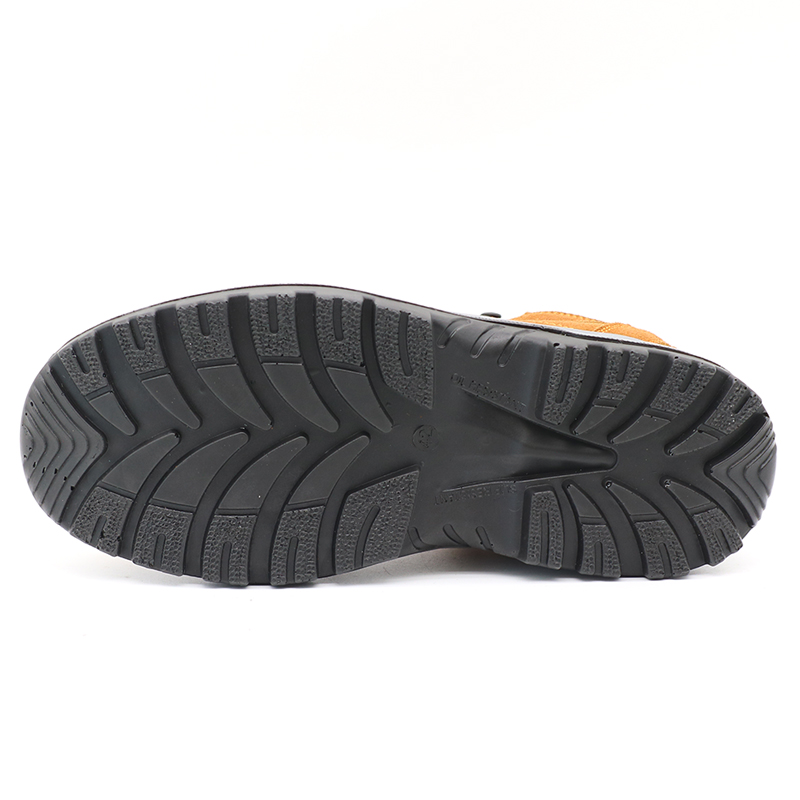 Fiberglas Toe Puncture-proof Microfiber Leather Safety Boots Metal Free