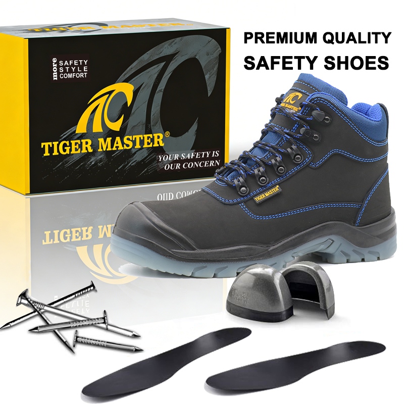 Oil Proof TPU Sole Steel Toe Leather Work Boots