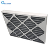 Filtros de aire de horno de CA plisados ​​de algodón de carbono 20X15X1 Merv 8 personalizados