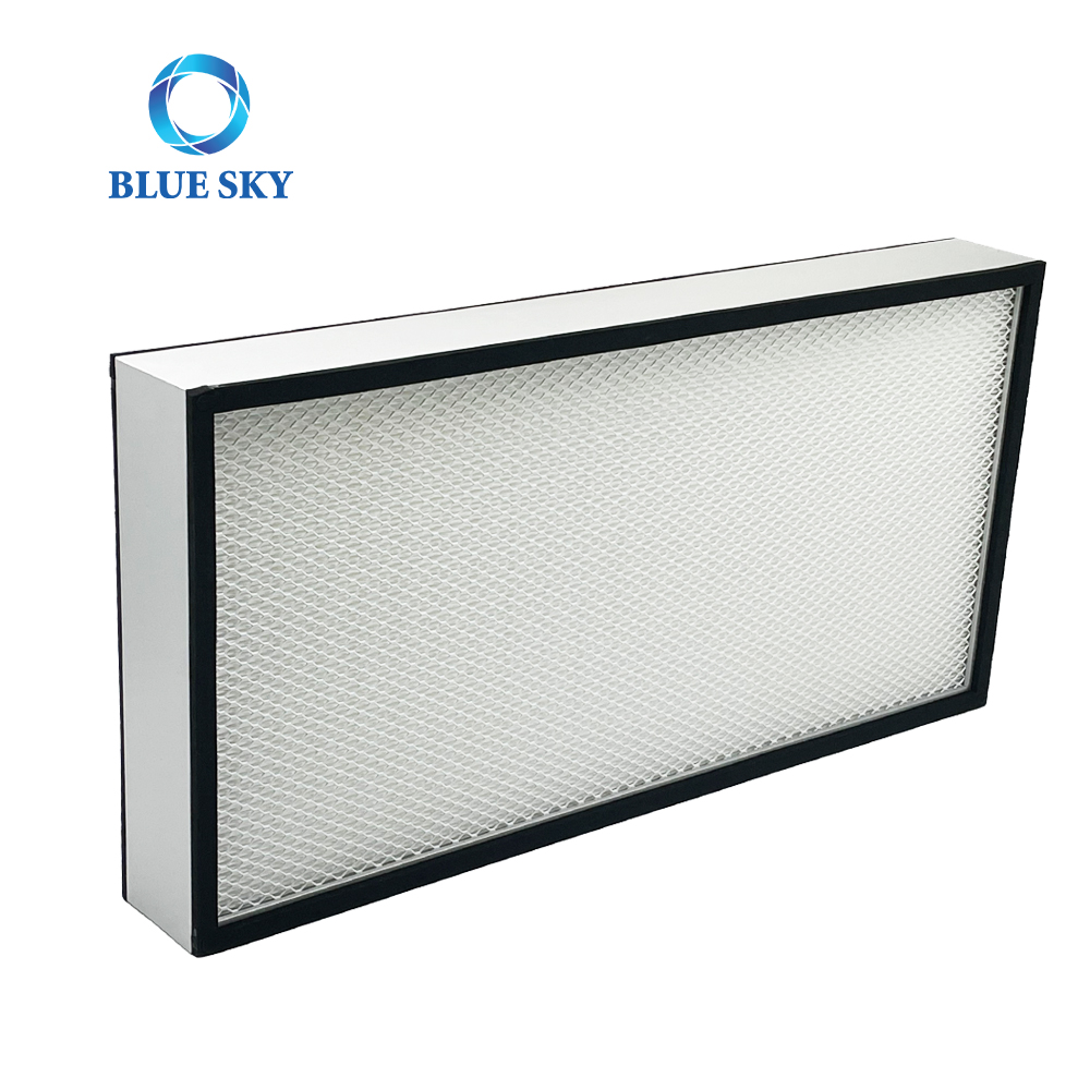 Fabricante de China, aire acondicionado, filtro de Panel HVAC, marco de Metal, Mini filtro de aire plisado H13 H14