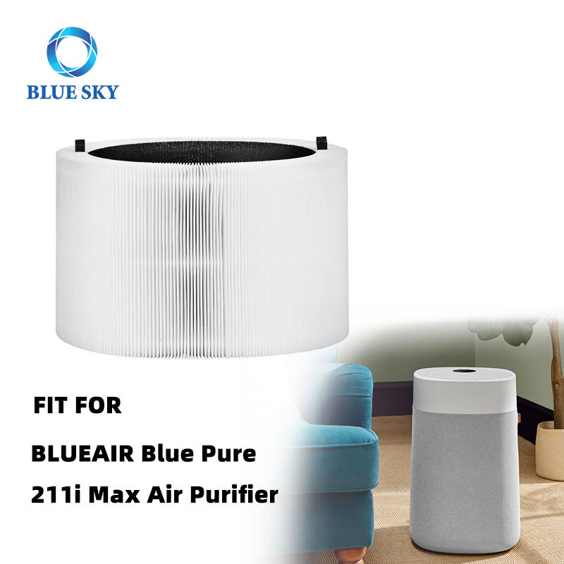 高效活性炭 HEPA 过滤网，兼容 Blueair Blue Pure 211i Max 空气净化器 F2MAX
