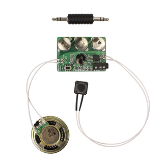 Factory Wholesale High Quality USB Recording Chip Sound Speaker for Toys And Greeting Card with Light And Button Sensor