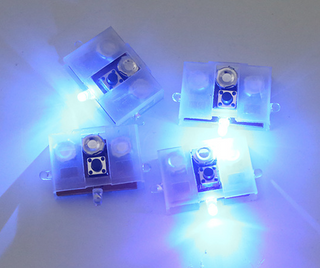 High Quality Cheap Electronic Led Shoe Light Red Blue And Green Color Matching AG3 Battery Good-looking Children's Shoe Light