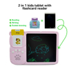 Talk Flash Cards Writing Tablet Girls 2 3 4 5 6 Year Drawing Toddler Learning Alphabet Number Speech Therapy Autism Sensory Toy