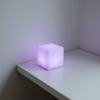 Rechargeable LED Cube Lamp Soft Glow Night Light for Nursery & Home Decor, Modern Bedside Lighting with Cubic Design