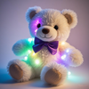 Hot Sell Customized Stuffed Creative Light Up LED Colorful Glowing Bear Stuffed Animal Plush Toy Gift Bear With Led
