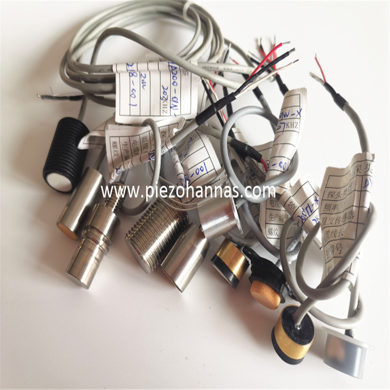 Transductor ultras&oacute;nico de aleaci&oacute;n de titanio para un medidor de flujo de gas ultras&oacute;nico